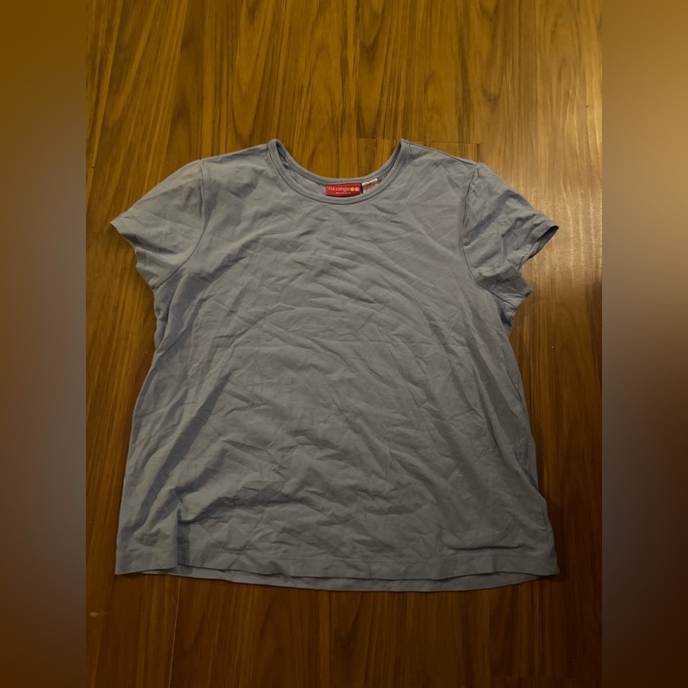 Liz Lange Light Blue Short Sleeve Tee size XL women’s